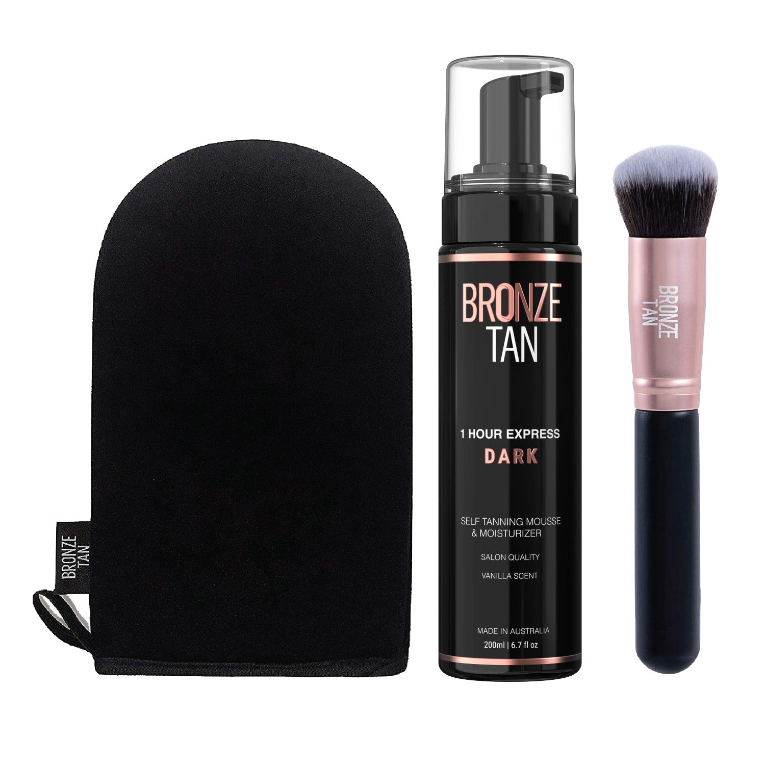 Self Tanning Mousse Bundle | Sunless Tanner | Self Tanning Mitts | Bronze Tan | Self Tanning Products | Self Tanner | Sunless Tanning | Bronze Tan