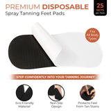 High Quality Spray Tan Feet Pads (25 count)