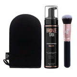 Self Tanning Mousse Bundle Includes: Sunless Tanner Mousse, Self Tanning Mitt and Kabuki Brush
